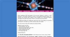 Desktop Screenshot of neuroimaging.ipin.edu.pl