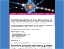 Tablet Screenshot of neuroimaging.ipin.edu.pl